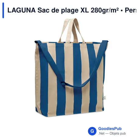 LAGUNA Sac de plage XL 280gr/m²