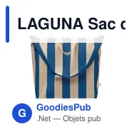 LAGUNA Sac de plage XL 280gr/m² - Miniature 4