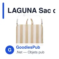 LAGUNA Sac de plage XL 280gr/m² - Miniature 8