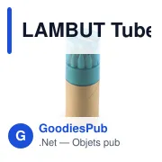 LAMBUT Tube 12 crayons de couleur K - Miniature 1