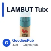LAMBUT Tube 12 crayons de couleur K - Miniature 2