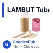 LAMBUT Tube 12 crayons de couleur K - Miniature 3