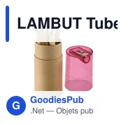 LAMBUT Tube 12 crayons de couleur K - Miniature 4