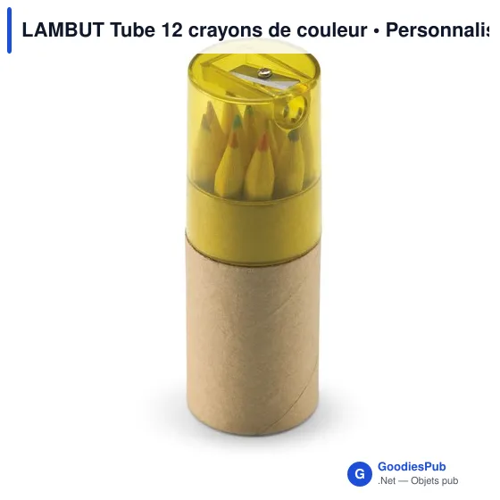 LAMBUT Tube 12 crayons de couleur K - Image 5