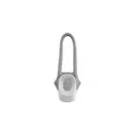 Variante blanc - Lampe à vélo personnalisable avec logo - Lampe à vélo Abigail