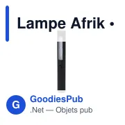 Lampe Afrik - Miniature 2