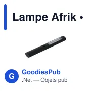 Lampe Afrik - Miniature 3