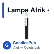 Lampe Afrik - Miniature 4