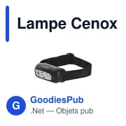 Lampe Cenox - Miniature 1