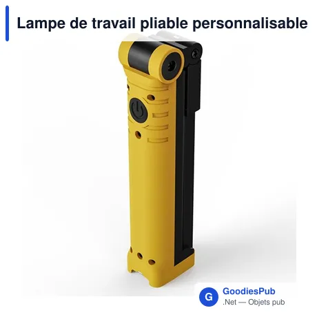 Lampe de travail pliable personnalisable avec logo - Hama