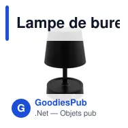 Lampe de bureau personnalisable avec logo - Petepis - Miniature 4