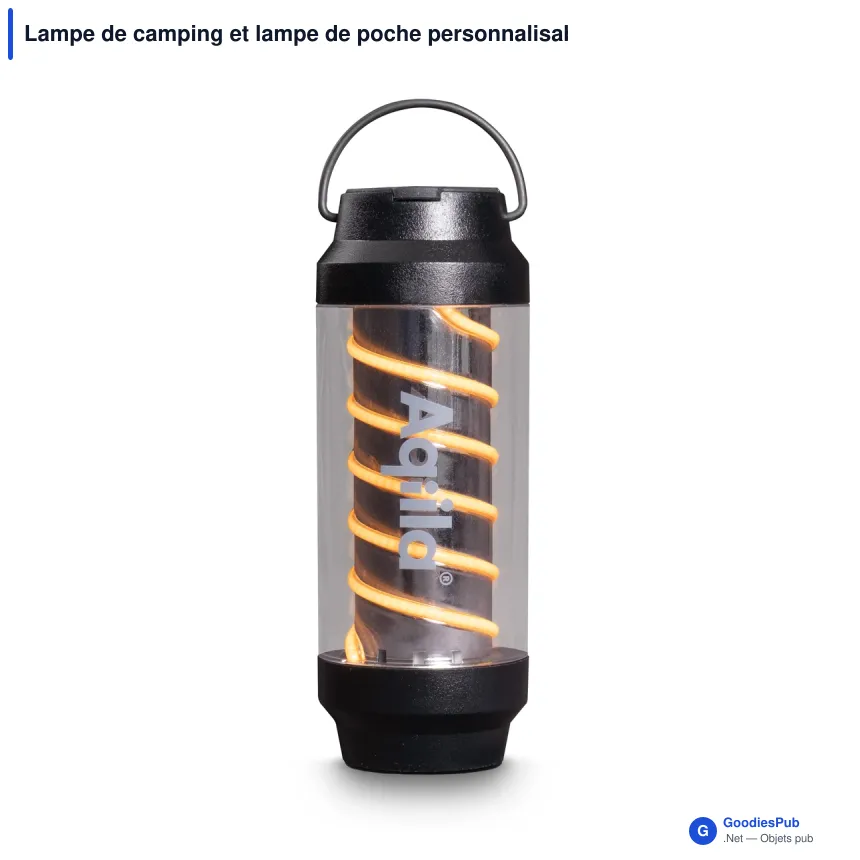 Lampe de camping et lampe de poche personnalisable avec logo - Aqiila Lightbird G1 - Image 2