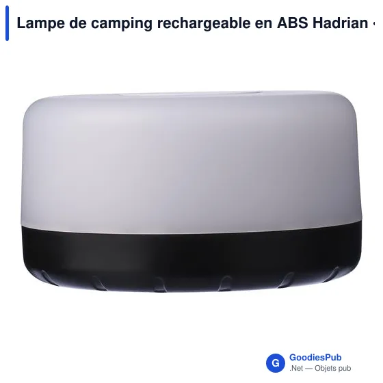 Lampe de camping personnalisable Hadrian avec logo - Image 1