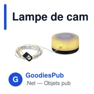 Lampe de camping personnalisable Hadrian avec logo - Miniature 2