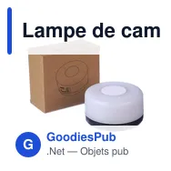 Lampe de camping personnalisable Hadrian avec logo - Miniature 11