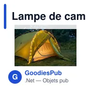 Lampe de camping personnalisable Hadrian avec logo - Miniature 12