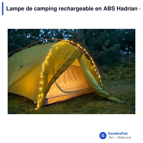 Lampe de camping personnalisable Hadrian avec logo - Image 12