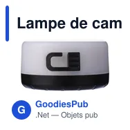 Lampe de camping personnalisable Hadrian avec logo - Miniature 3