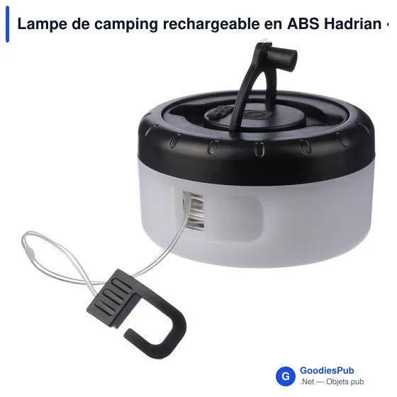 Lampe de camping personnalisable Hadrian avec logo - Image 4