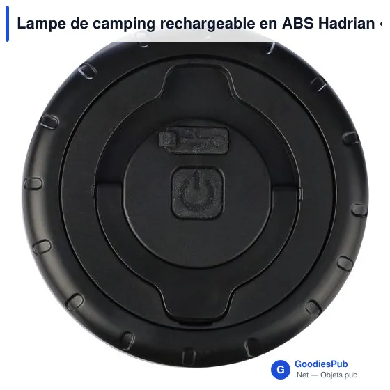 Lampe de camping personnalisable Hadrian avec logo - Image 5