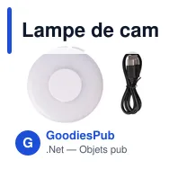 Lampe de camping personnalisable Hadrian avec logo - Miniature 7
