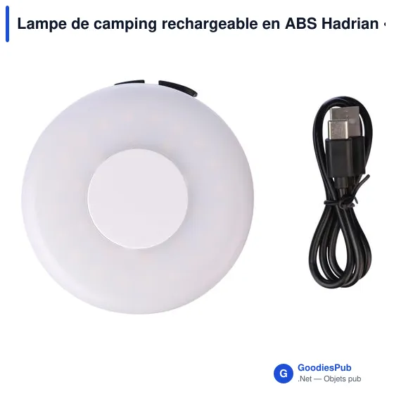 Lampe de camping personnalisable Hadrian avec logo - Image 7