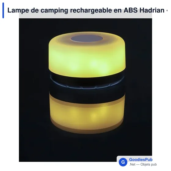 Lampe de camping personnalisable Hadrian avec logo - Image 8