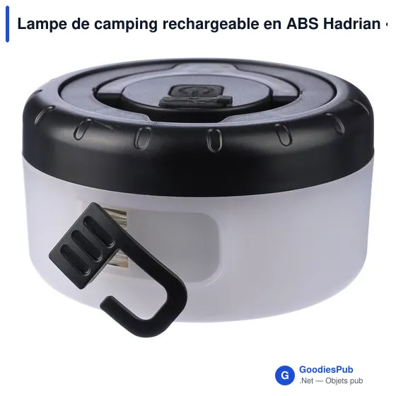 Lampe de camping personnalisable Hadrian avec logo - Image 9