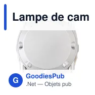 Lampe de camping personnalisable avec logo - Modèle Jordan - Miniature 2