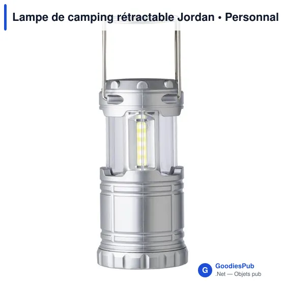 Lampe de camping personnalisable avec logo - Modèle Jordan - Image 3