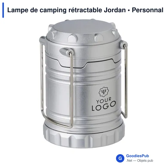 Lampe de camping personnalisable avec logo - Modèle Jordan - Image 4