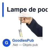 Lampe de poche COB en aluminium recyclé Sami - Miniature 12