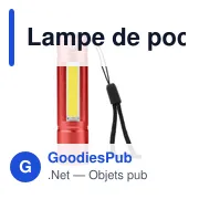 Lampe de poche COB en aluminium recyclé Sami - Miniature 13