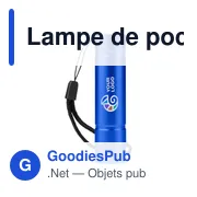 Lampe de poche COB en aluminium recyclé Sami - Miniature 26