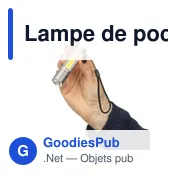 Lampe de poche COB en aluminium recyclé Sami - Miniature 34