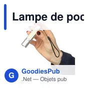 Lampe de poche COB en aluminium recyclé Sami - Miniature 35