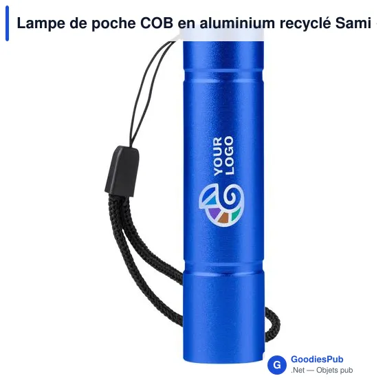 Lampe de poche COB en aluminium recyclé Sami - Image 38
