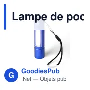 Lampe de poche COB en aluminium recyclé Sami - Miniature 40