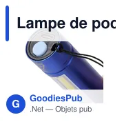 Lampe de poche COB en aluminium recyclé Sami - Miniature 7