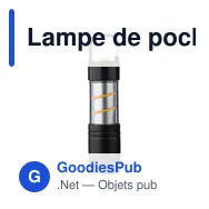 Lampe de poche COB en aluminium Vela - Miniature 1