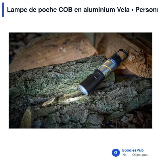 Lampe de poche COB en aluminium Vela - Image 12