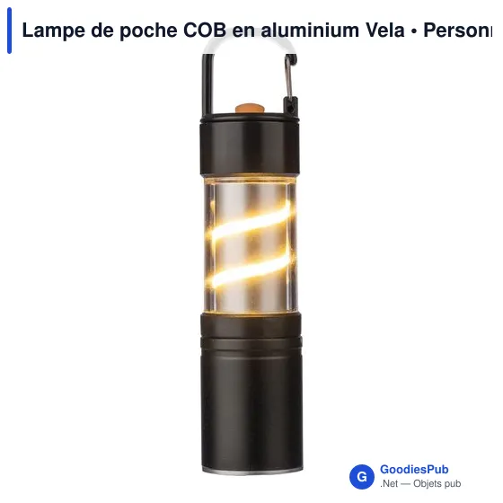 Lampe de poche COB en aluminium Vela - Image 3