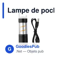 Lampe de poche COB en aluminium Vela - Miniature 4