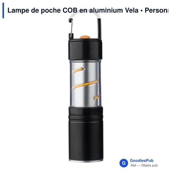 Lampe de poche COB en aluminium Vela - Image 6