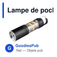 Lampe de poche COB en aluminium Vela - Miniature 7