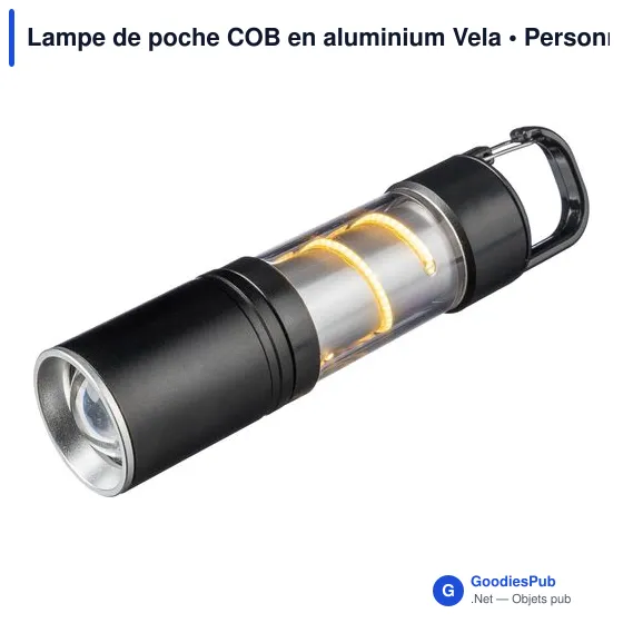 Lampe de poche COB en aluminium Vela - Image 7