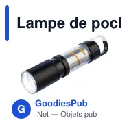 Lampe de poche COB en aluminium Vela - Miniature 8