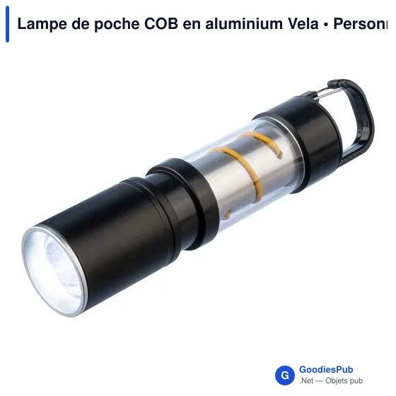 Lampe de poche COB en aluminium Vela - Image 8
