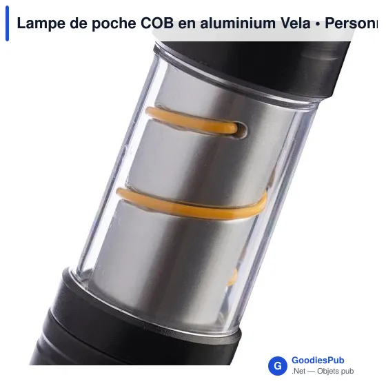 Lampe de poche COB en aluminium Vela - Image 10