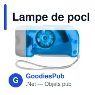 Lampe de poche dynamo Tristan - Miniature 4